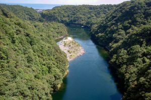 屋久島のリバーカヤックポイント安房川